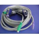 KVM Cable 25FT Video VGA PS2 Male to Female