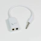 TRRS 3.5mm Plug Connector-Male to TRS 3.5mm F Headphone TRS 3.5mm F Microphone