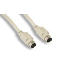 10FT MiniDin-8 Cable MM 8 pin Male-Male MD8 MiniDin8 Shielded