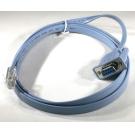 6ft Rollover Console Cable for Cisco RJ45 Male to DB9 Female 72-3383-01
