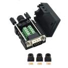 DB9-M Prototype Connector Screw Down Adapter Terminal Board 9 Pins Male