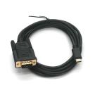 USB-C to DB9-Male Serial Port Adapter Prolific GT Chipset 6FT